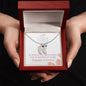 "Footprint" Collana regalo per la mamma - ciondolo piedino con nome e pietra di nascita