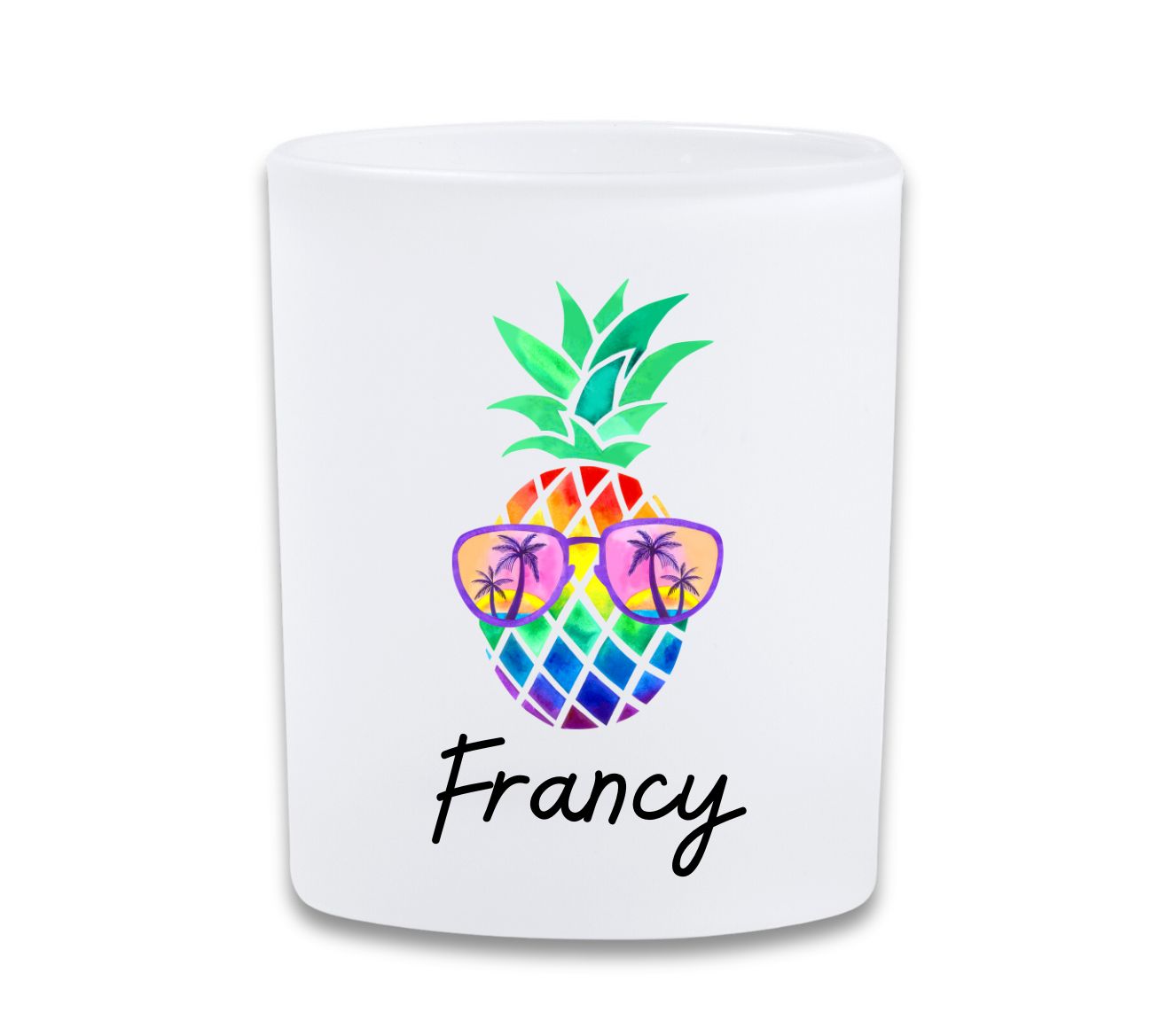 Bicchiere satinato personalizzato
