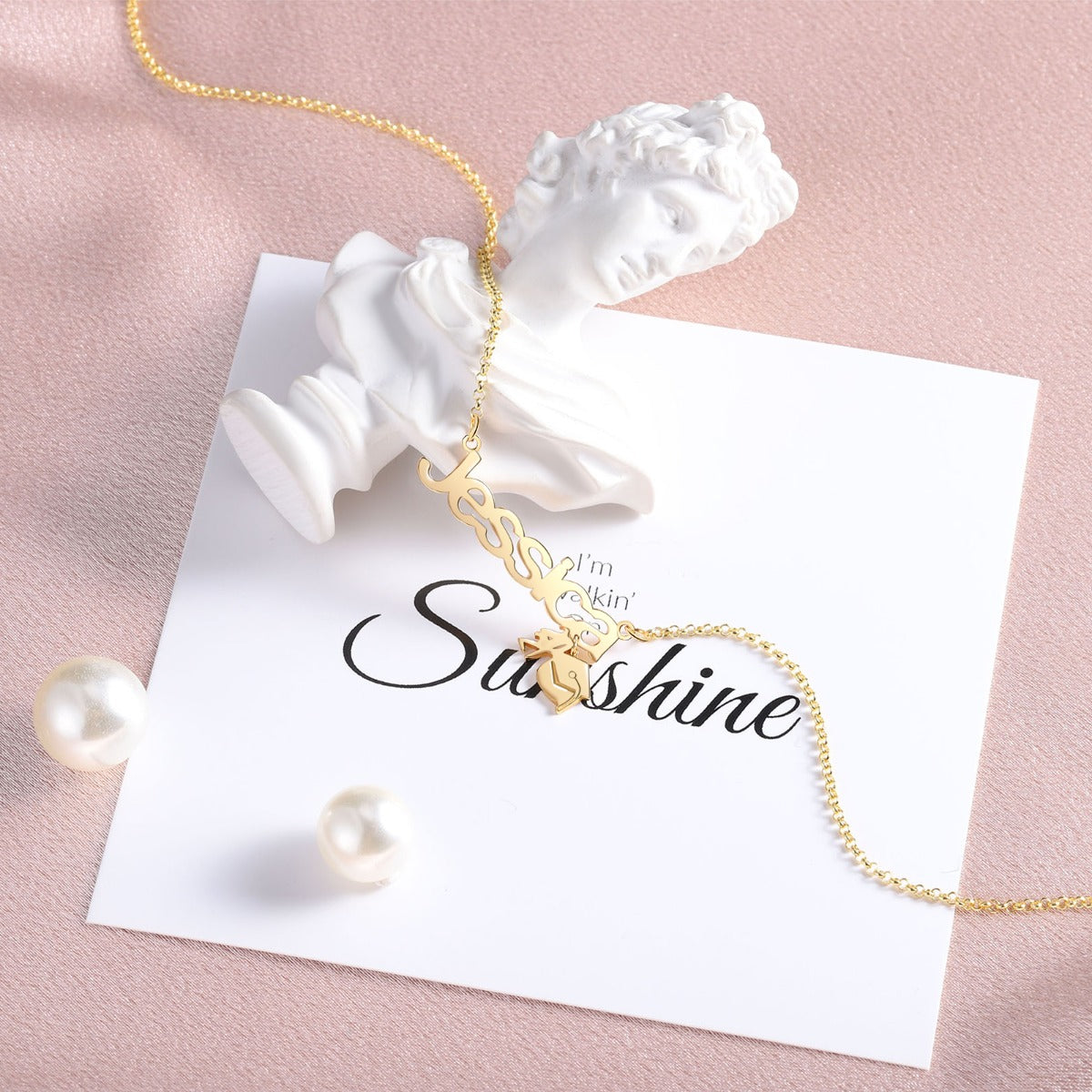 Collana Laurea con nome 3D