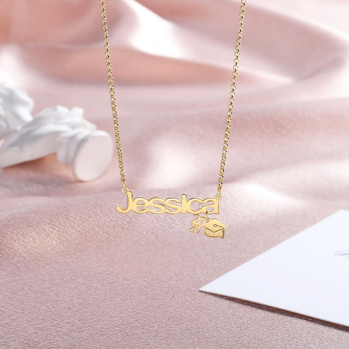Collana Laurea con nome 3D