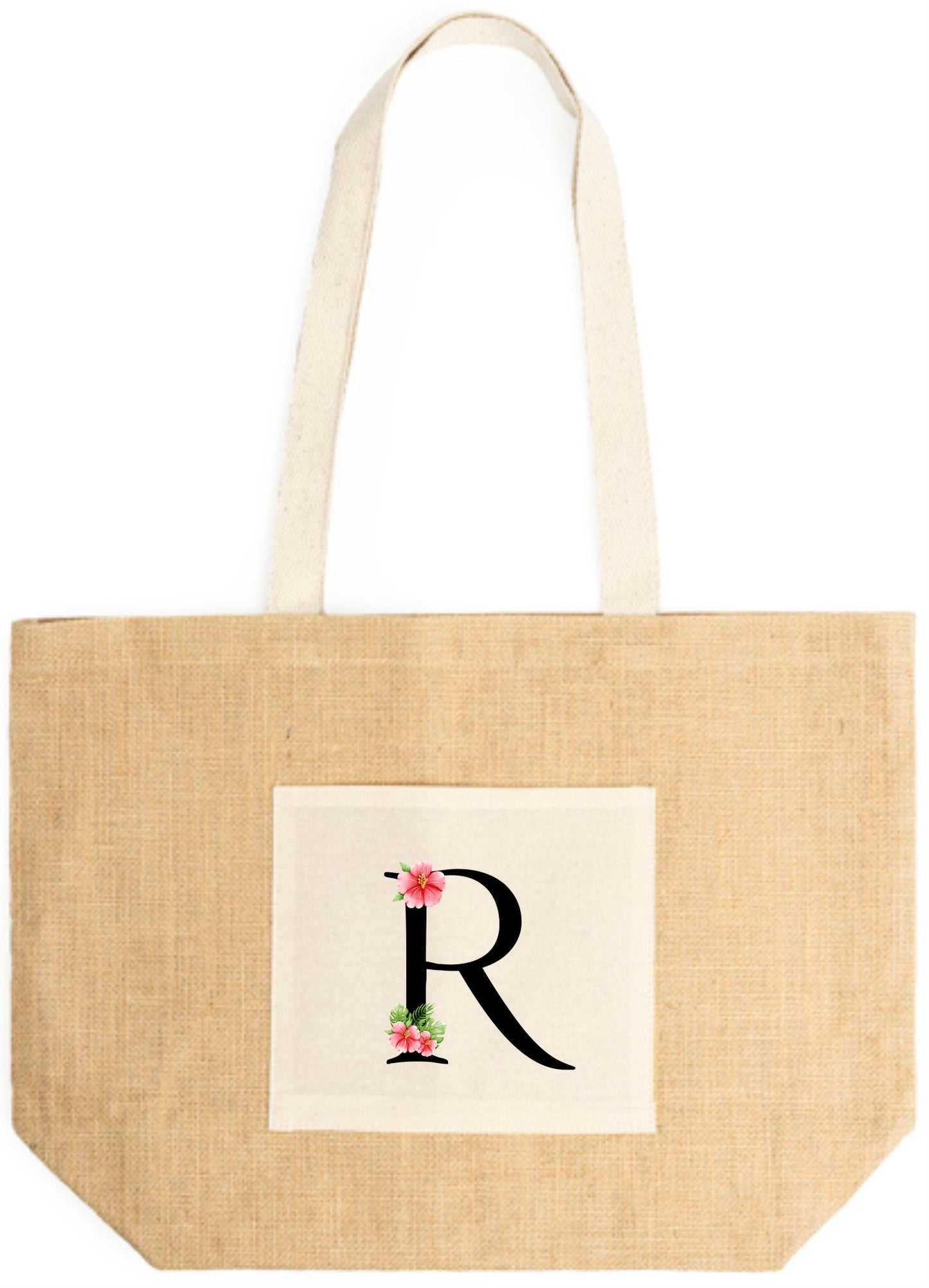 Borsa mare in Juta personalizzata