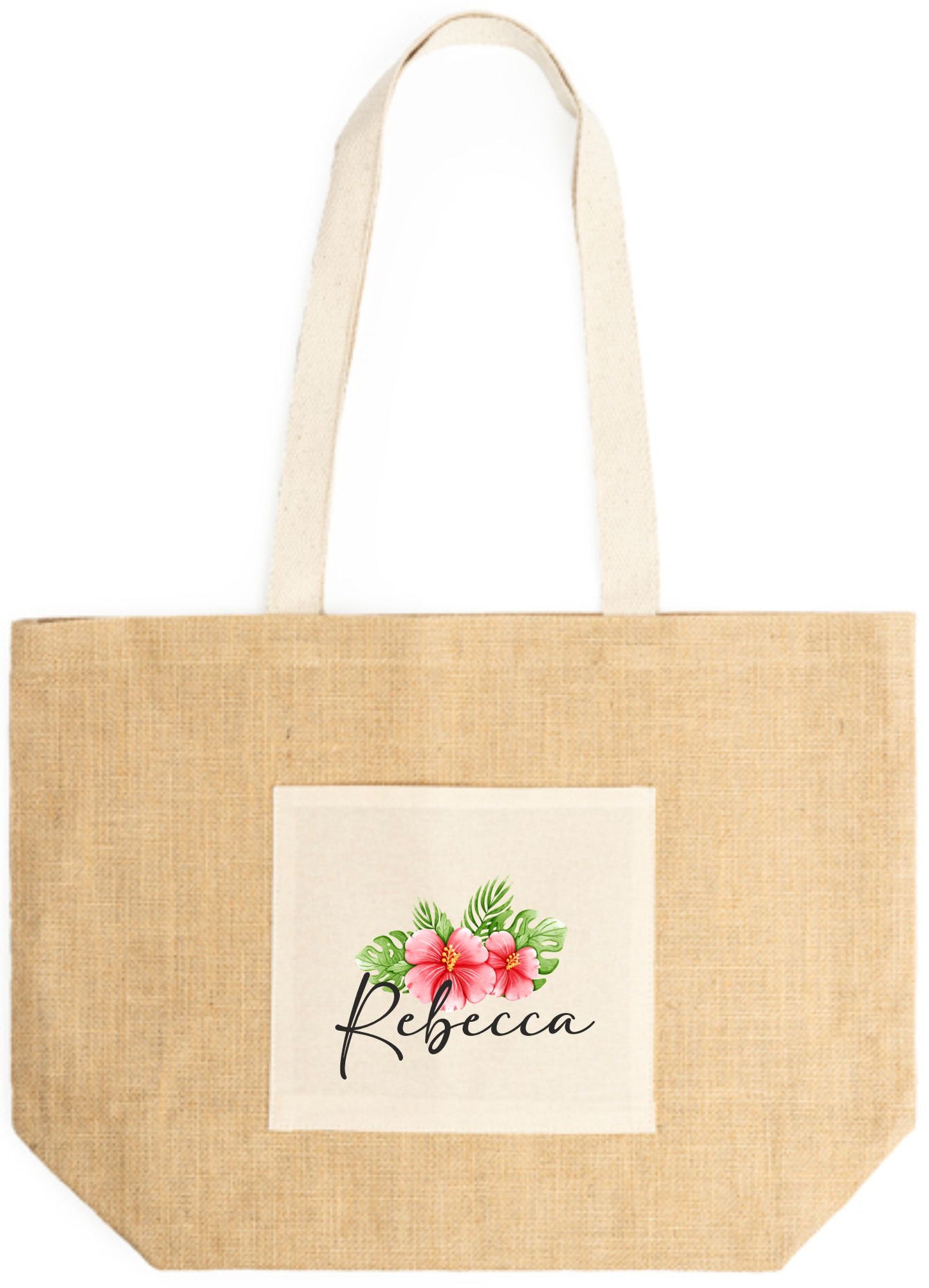 Borsa mare in Juta personalizzata