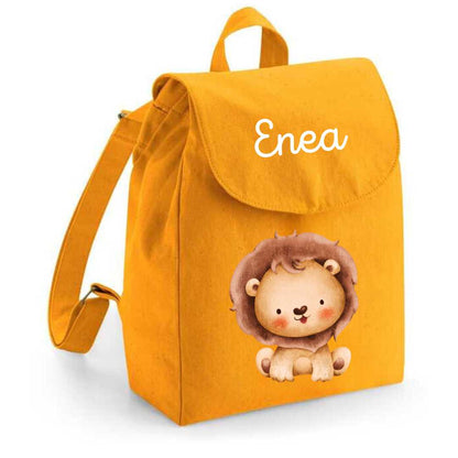 Kit Scuola Personalizzato – Zainetto in Cotone Bio + Borraccia Omaggio con Nome