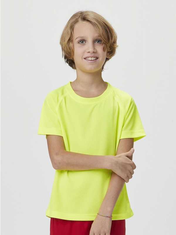 TSHIRT RUNNING BAMBINO BIANCA