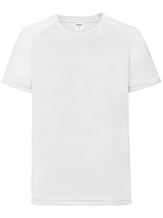 TSHIRT RUNNING BAMBINO BIANCA