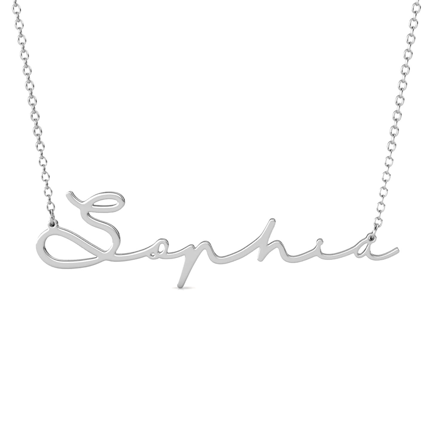 Collana con nome "Signature"