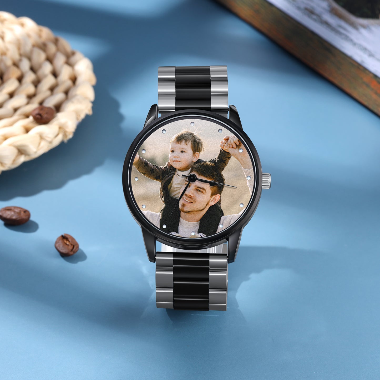 Orologio da polso personalizzato - Nero