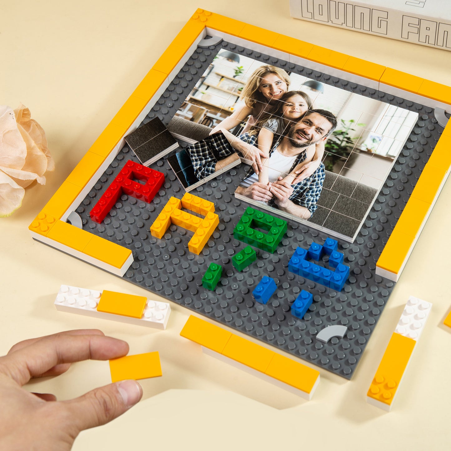 Quadretto Lego Personalizzato - Papà