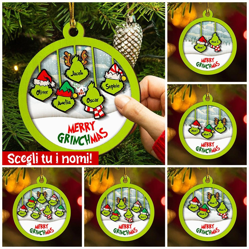 Ornamento Natalizio MERRY GRINCHMAS!