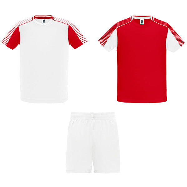 Completo calcio pantaloncino + 2 magliette