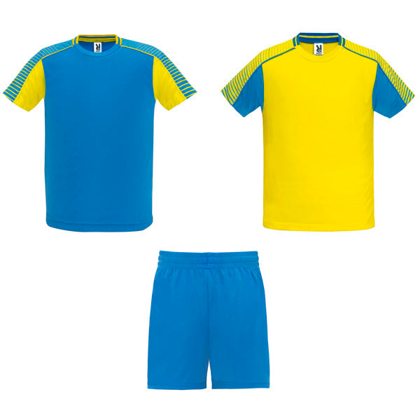 Completo calcio pantaloncino + 2 magliette